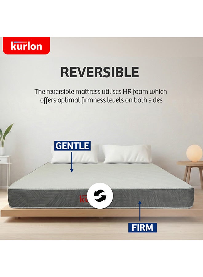 Kurlon مرتبة كيرل-أون المزدوجة | راحة مزدوجة | دعم ناعم وصلب | مرتبة مزدوجة قابلة للعكس | رغوة عالية المرونة (HR) | مرتبة سرير بحجم كوين | 200 سم طول × 160 سم عرض × 20 سم ارتفاع | ضمان 10 سنوات - Image 3